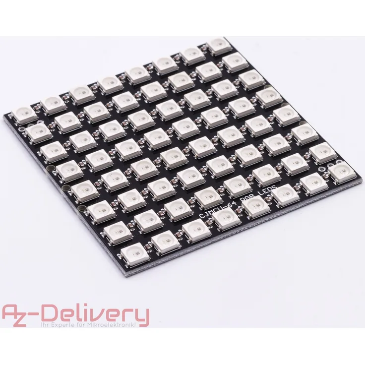 AZDelivery U 64 LED Matrix Panel CJMCU-8x8 Modul für Arduino und Raspberry Pi