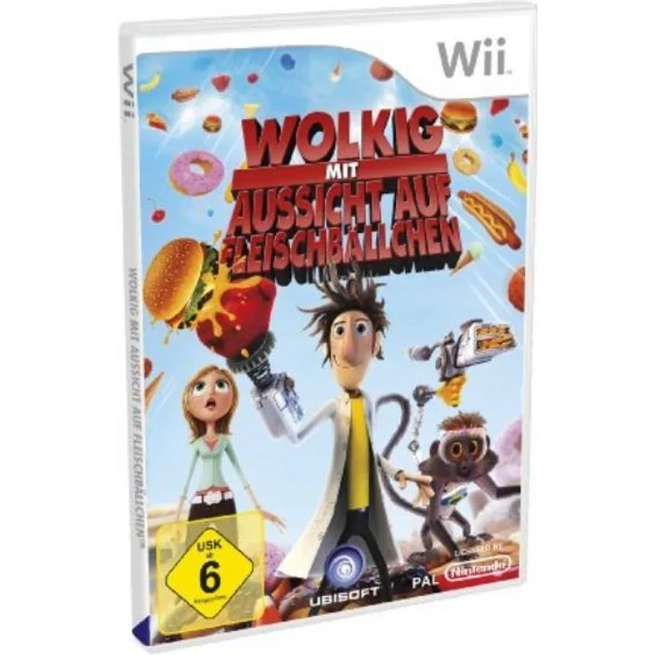 Wolkig mit Aussicht auf Fleischbällchen (Wii)