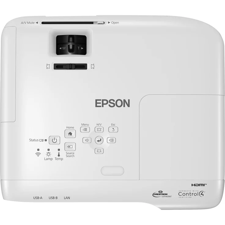 Epson EB-982W Business-Beamer, LCD, WXGA (1280 x 800), Kontrast 16000:1, 4200 ANSI-Lumen, Bildverhältnis 16:10, weiß – Bild 4
