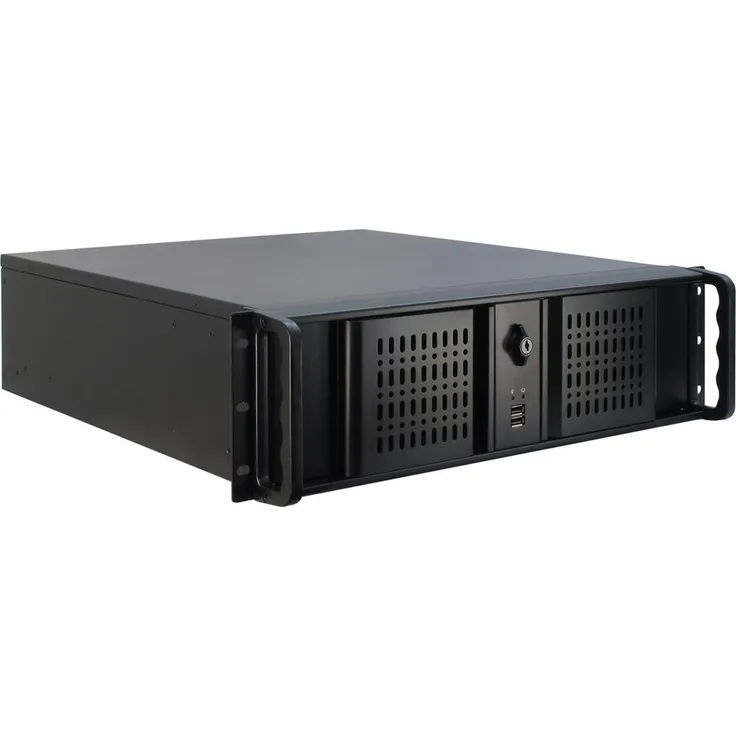 INTER-TECH IPC 3U-3098-S integrierter Luftfilter in einem 48,26cm 19Zoll 4X 5,25 EXT. 5X 3,5 int. 0X 3,5 EXT. 6X 2,5 int. o. PSU