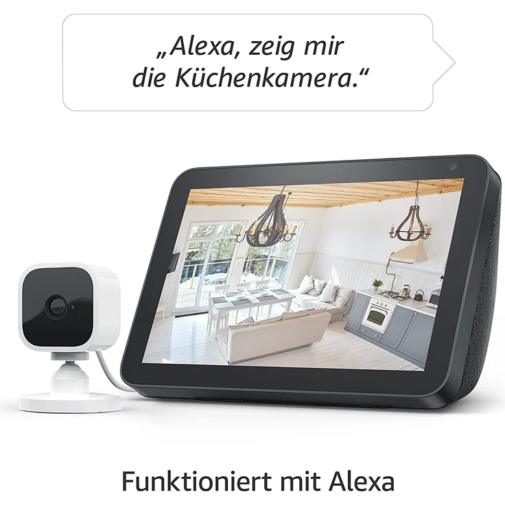 Blink Mini kompakte, intelligente Plug-in-Überwachungskamera für den Innenbereich mit 1080p HD-Video und Bewegungserfassung, kompatibel mit Amazon Alexa - 1 Kamera – Bild 5