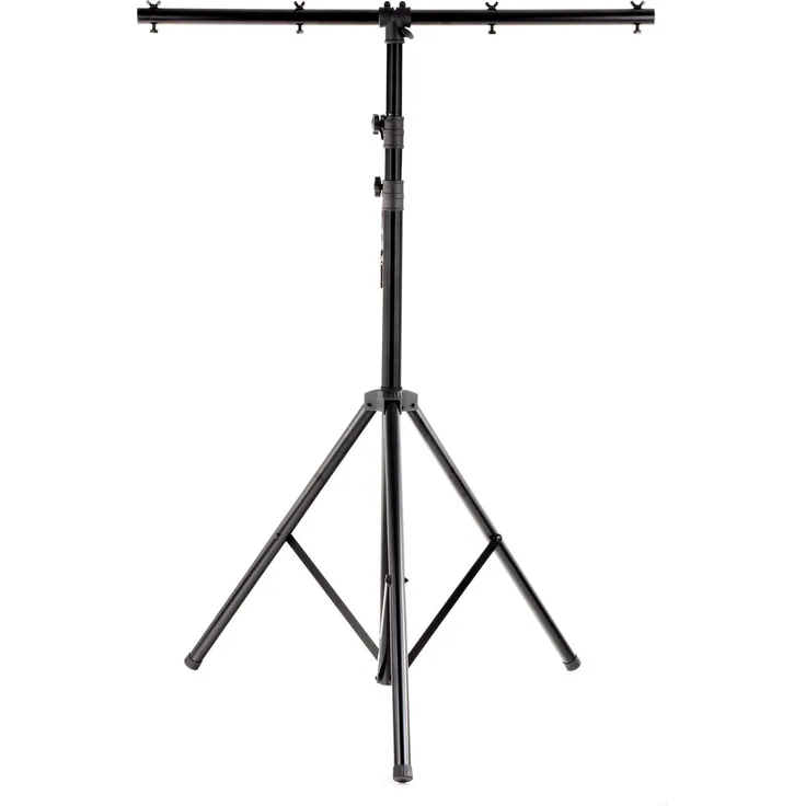 Showlite LS325 Lichtstativ mit Quertraverse (für Bühnen & Konzerbeleuchtung, für bis zu 4 Scheinwerfer, 1,45m-3,25m, max. Traglast: 50 kg)