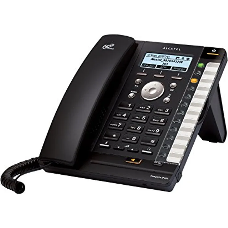 Alcatel Temporis IP300 VoIP-Telefon schwarz