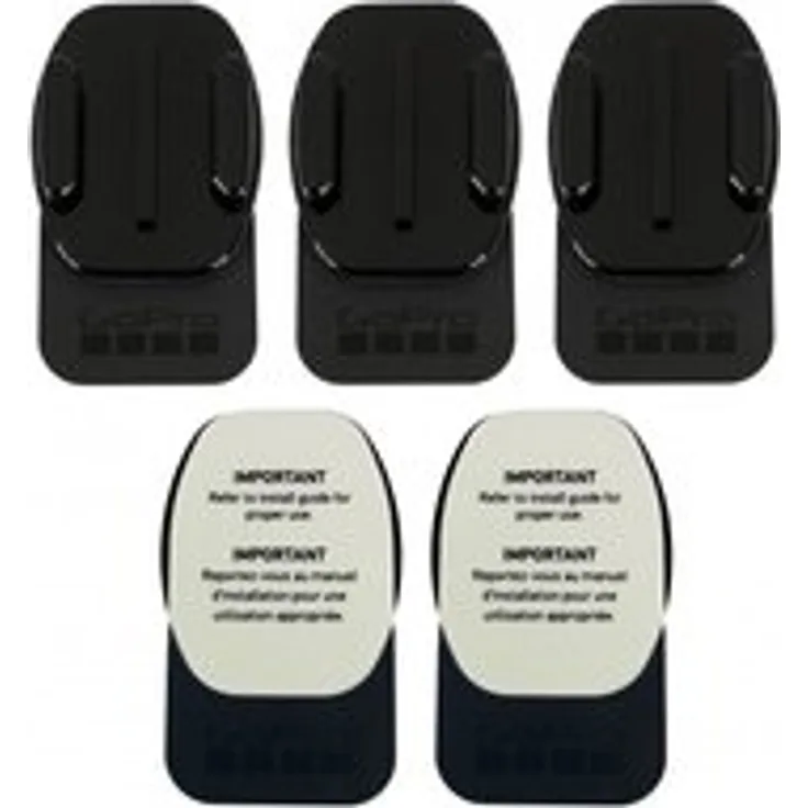 GoPro Halterung (3 x abnehmbare Instrument, 2 x Ersatz-Klebestreifen)