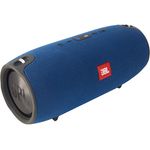 JBL Xtreme Spritzwasserfester Tragbarer Bluetooth Lautsprecher mit 10,000 mAh Akku, Dualem USB-Ladeanschluss und Freisprechfunktion - Blau