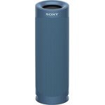 Sony SRS-XB23 tragbarer, kabelloser Bluetooth Lautsprecher (12h Akkulaufzeit, wasserabweisend, Extra Bass), blau