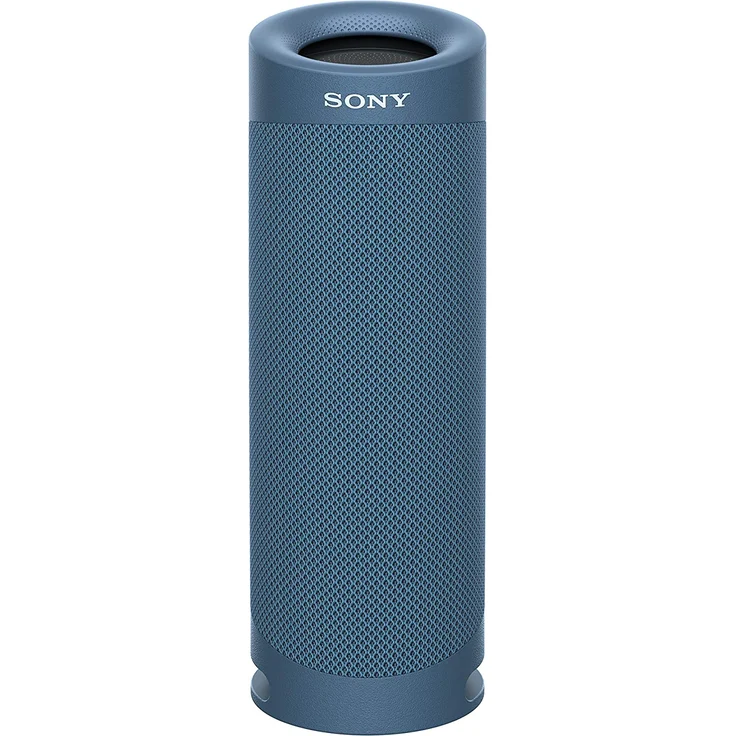 Sony SRS-XB23 tragbarer, kabelloser Bluetooth Lautsprecher (12h Akkulaufzeit, wasserabweisend, Extra Bass), blau – Bild 1