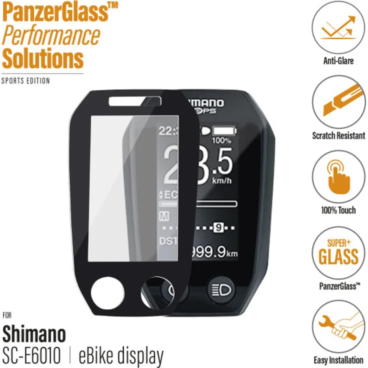 PanzerGlass für SHIMANO STEPS eBike Display SHIMANO STEPS E6010