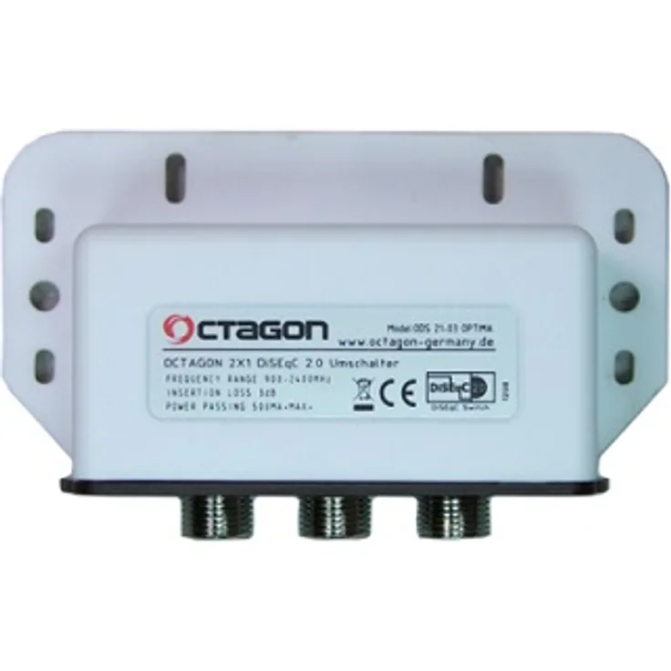 Octagon DiseqC Schalter 2/1 ODS 21-03 Optima mit WSG HD HDTV 3D