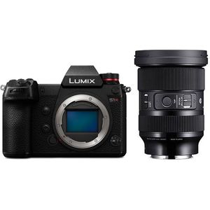 Bild für Panasonic Lumix S1R Kit schwarz inkl. Sigma 24-70mm f2,8