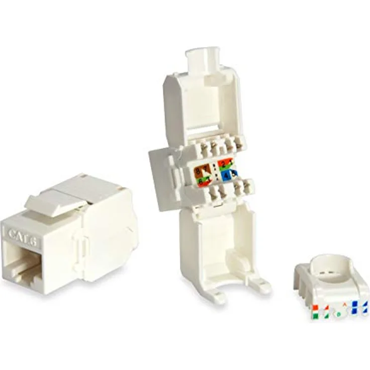 equip Keystone Jack ungeschirmt Cat.6 Anschluss 8er Set (769216)