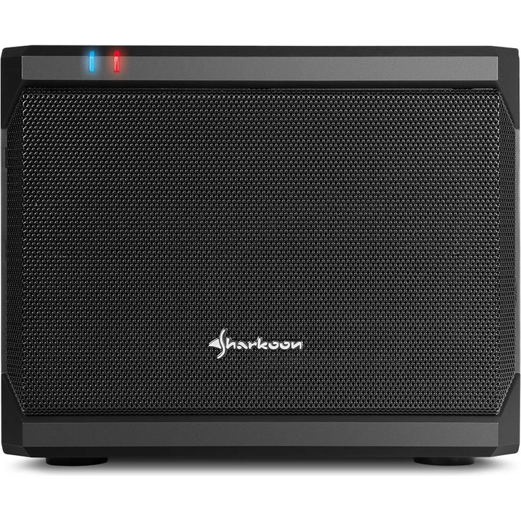 Sharkoon QB One PC-Gehäuse (Mini-ITX, 2X 2,5-3,5 interne, 2X USB 3.0-2.0) – Bild 3