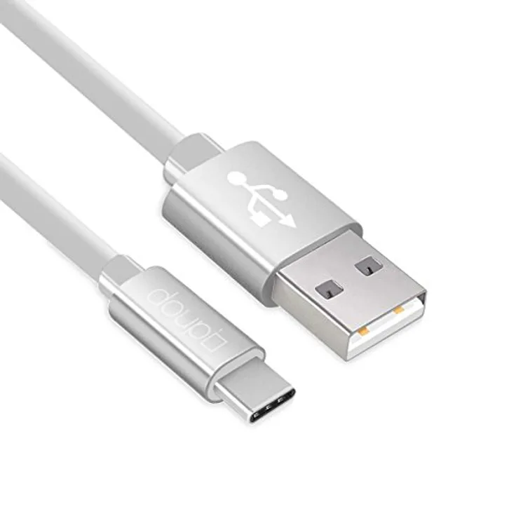 doupi USB Typ C Kabel auf USB Typ A, Daten Sync und Laden, Standard USB 3.0 / 3.1, neue Generation langlebig 1m, Weiß