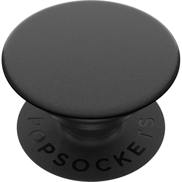 PopSockets PopGrip - Ausziehbarer Sockel und Griff für Smartphones und Tablets mit einem Austauschbarem Top - Black – Bild 1