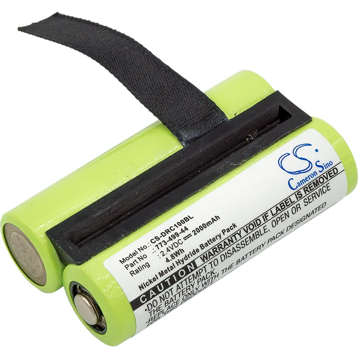 Cameron Sino Ersatzakku - CS-DRC100BL - Demag DRC10 - 773-499-44 - 2,4 Volt 2000mAh Ni-MH