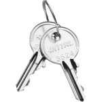 Rittal SZ 2532.000 Schaltschrank-Schlüssel, Silber