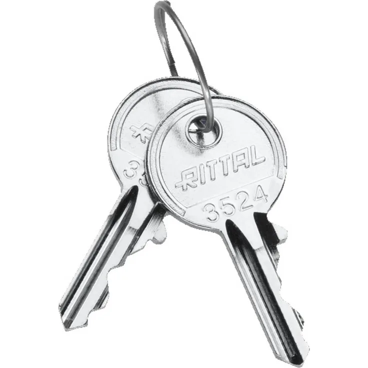 Rittal SZ 2532.000 Schaltschrank-Schlüssel, Silber