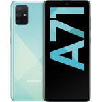 Samsung Galaxy A71 Smartphone 17cm (6,7 Zoll) SAMOLED-Display, 128GB interner Speicher, Nano-SIM, Android, Prism Crush Blue - Preisvergleich