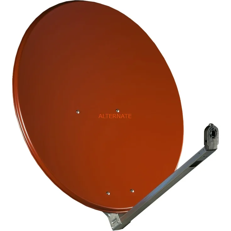 GigaBlue 65 cm Offsetantenne Sat-Spiegel, rot/braun