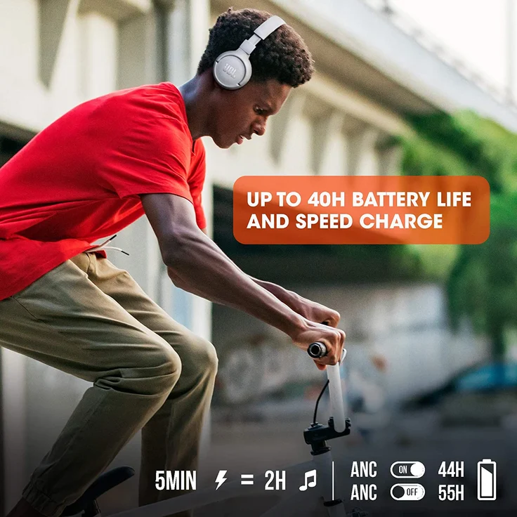 JBL Tune 510BT Over-Ear-Kopfhörer mit Bluetooth, Mikrofon, schwarz – Bild 5