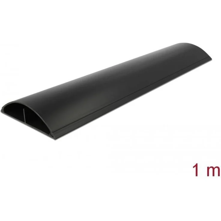 20713 TOOL Kabelkanal 119 x 26 mm - Länge 1 m schwarz Delock 