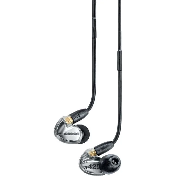 Shure SE425-V In-EarKopfhörer mit Mikrofon, geeignet für Sport, schwarz