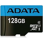ADATA Premier 128 GB microSDXC UHS Class 10 Speicher Flash  Memoiren Flash (128 GB, SDXC, Class 10, UHS, 85 MB-s, schwarz, blau)