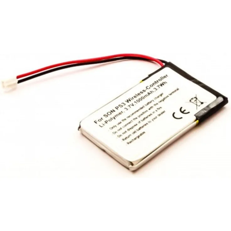 AccuCell Akku passend für Sony PS3 SIXAXIS Wireless-Controller Akku LIS1359, LIP1359, 3,7