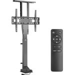 Maclean MC-866 Elektrisch höhenverstellbare TV Halterung zum Einbau 37-65'' Fehrseher Lift mit Fernbedienung max 50kg max VESA 600x400