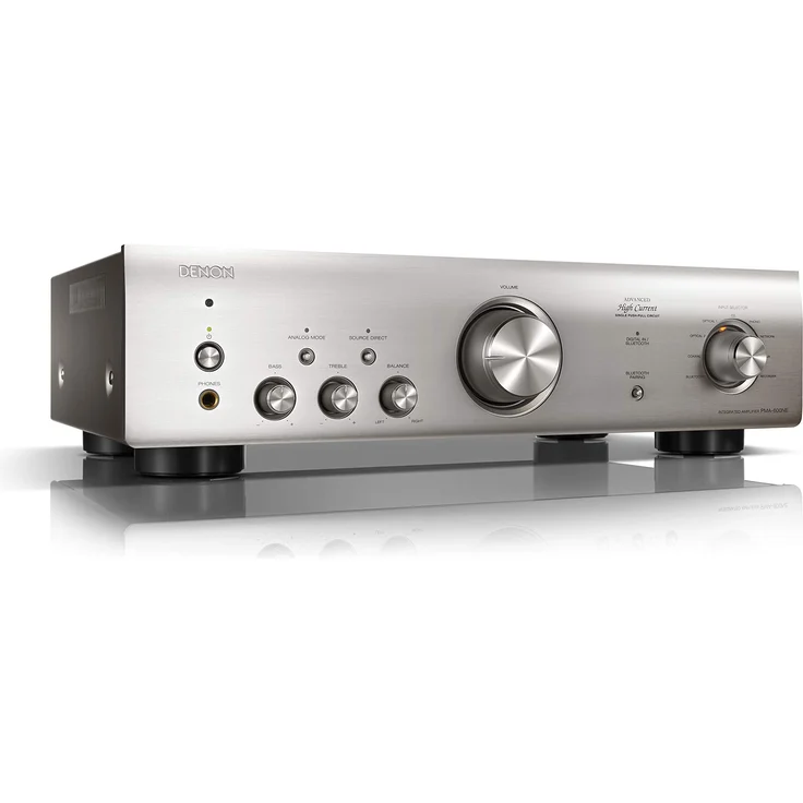 Denon PMA-600NE Vollverstärker mit 70W pro Kanal und Bluetooth, silber – Bild 1