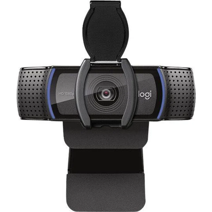 Logitech C920s HD PRO Webcam, Full-HD 1080p, 78° Blickfeld, Autofokus, Belichtungskorrektur, USB-Anschluss, Abdeckblende, Für Skype, FaceTime, Hangouts, etc., PC-Mac-ChromeOS-Android-Xbox One, Schwarz (960-001252) – Bild 3