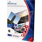 MediaRange DIN A4 Fotopapier für Tintenstrahldrucker, beidseitig matt, 200g, 50 Blatt - Preisvergleich