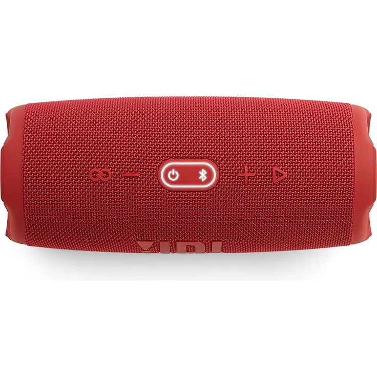 JBL Charge 5 Bluetooth-Lautsprecher mit 20 Stunden Akkulaufzeit, Powerbank, PartyBoost, wasserfest rot – Bild 10
