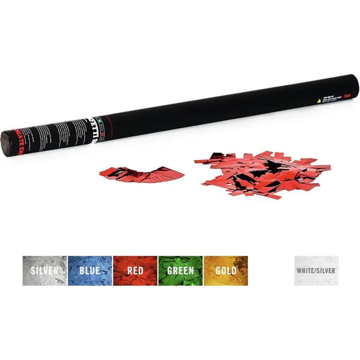 TCM FX Konfetti-Shooter 80cm, rot metallic