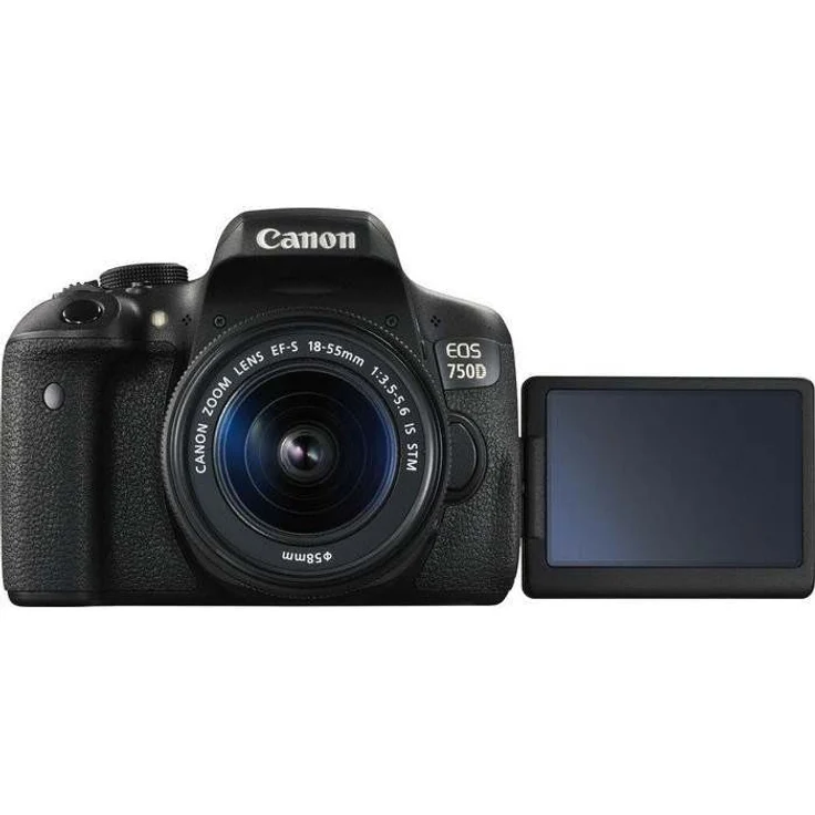 Canon EOS 750D Kit schwarz inkl. EF-S 18-55mm IS STM – Bild 2
