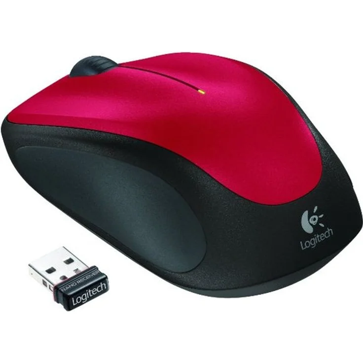 Logitech M235 Wireless Mouse rot (910-002497) – Bild 2