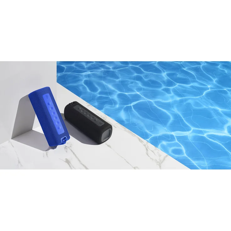 Xiaomi Portable Stereo Speaker (MDZ-26-DB) 13 Stunden Spielzeit, integriertes Mikrofon, IPX7 wasserdicht, kabellos, tragbar mit starkem Stereo-Sound blau – Bild 6