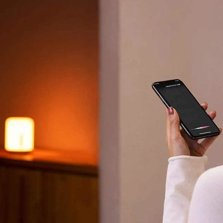 Xiaomi Mi Smart Bedside Lamp 2 Nachttisch-, Stimmungs- & Ambientelampe (Dimmbar, 16 Mio. Farben frei wählbar, iOS/Android, Appverbindung via Mi Home App, unterstützt Sprachassistenten) – Bild 3