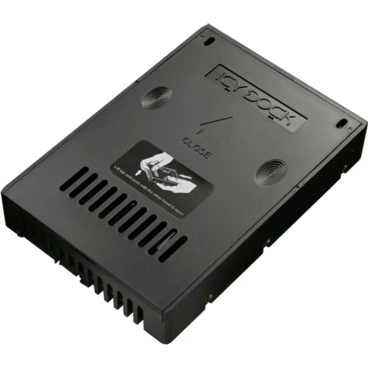 Icy Dock EZConvert MB882SP-1S-2B - 2,5 Zoll (6,4cm) zu 3,5 Zoll (8,9cm) SATA SSD-HDD Konverter - Schwarz