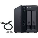 QNAP TR-002 USB 3.1-RAID-Erweiterungsgehäuse Gen. 2, 2 Einschübe, schwarz