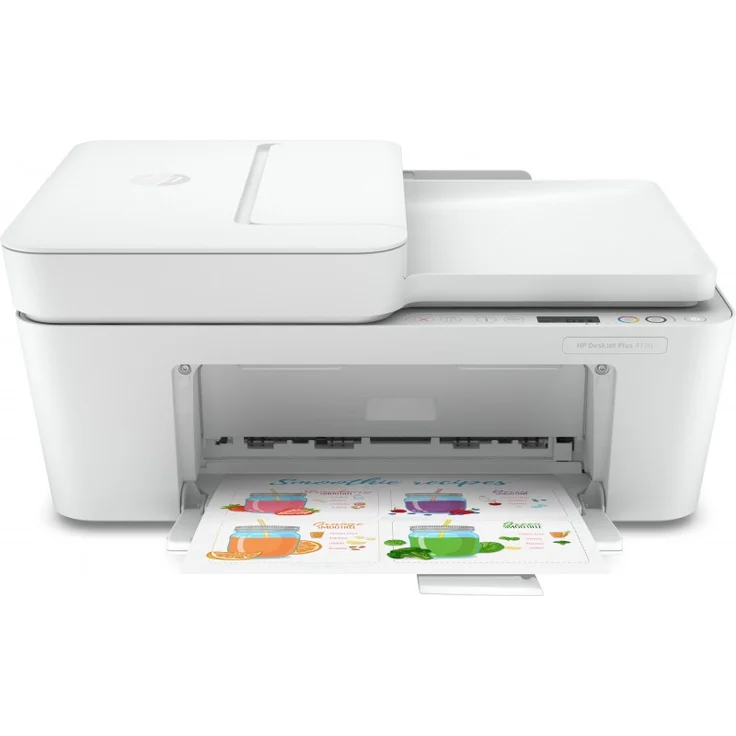HP DeskJet 4120e Multifunktionsdrucker, HP+, Drucker, Kopierer, Scanner, mobiler Faxversand, WLAN, Airprint, Weiß – Bild 1
