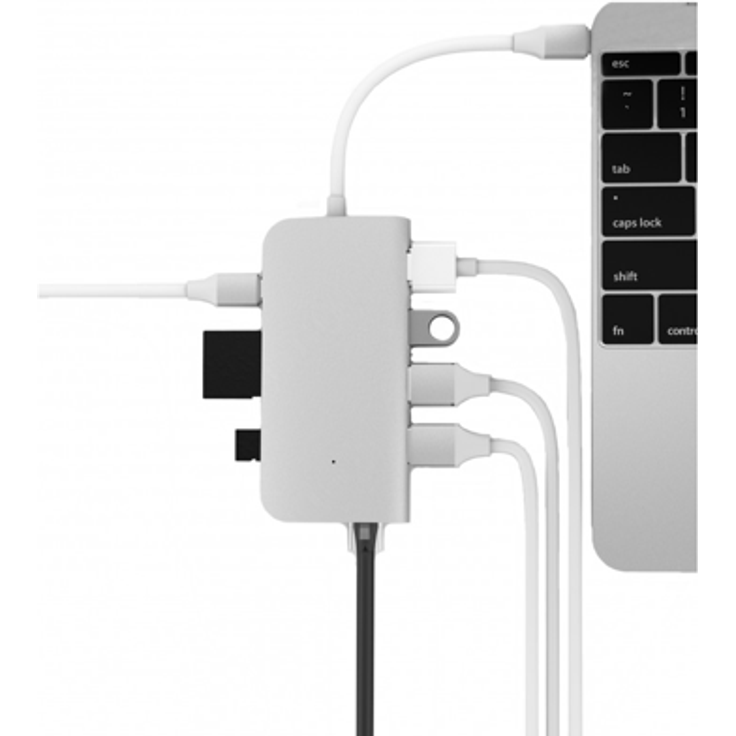 LMP 14368 USB 3.0 (3.1 Gen 1) Typ-C 5000 Mbit-s Silber, weißer Stift und Verteiler - Preisvergleich