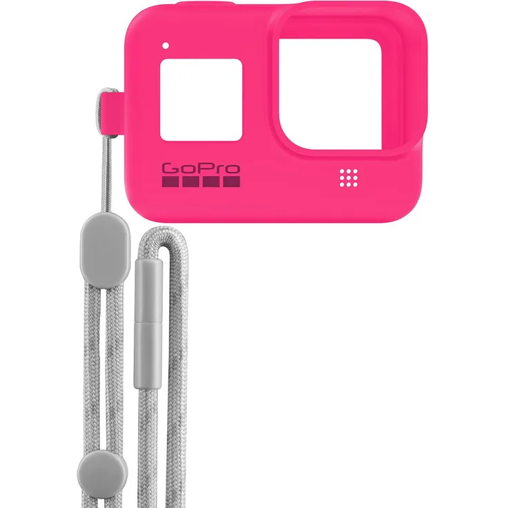 GoPro Hülle + Trageband für HERO8 Black - Electric Pink (Offizielles GoPro Zubehör) Rosa