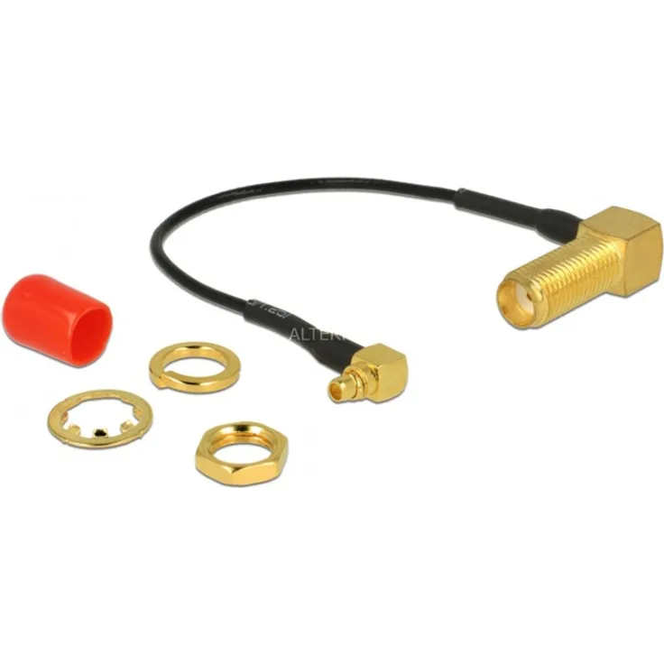 DeLock Ant. SMA 90° BU>MMCX 90° St 10cm, 89626