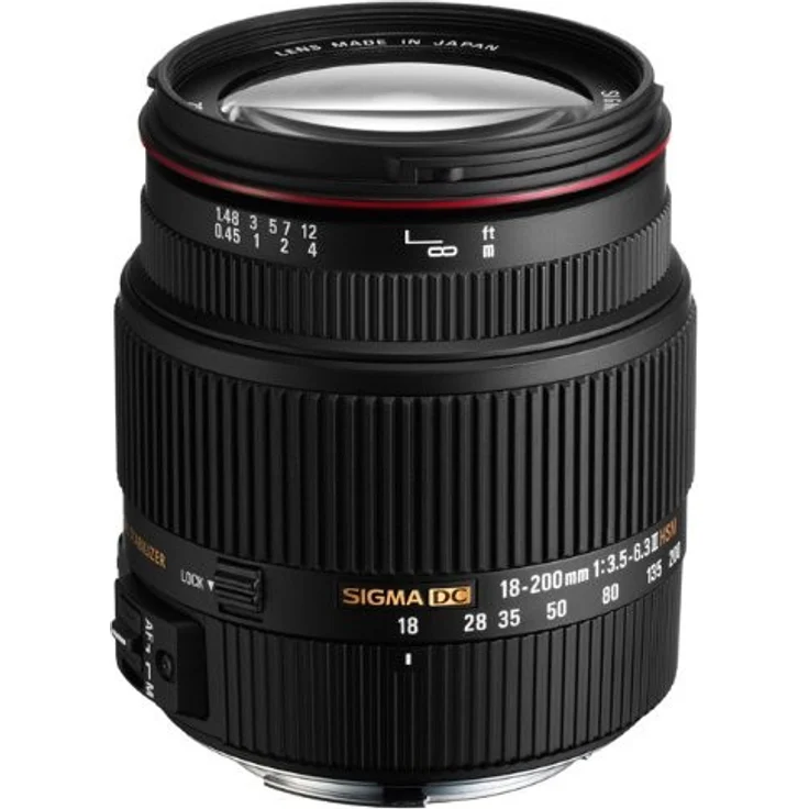Sigma 18-200-3,5-6,3 II DC OS HSM Objektiv (62mm Filterdurchmesser) für Sigma – Bild 2