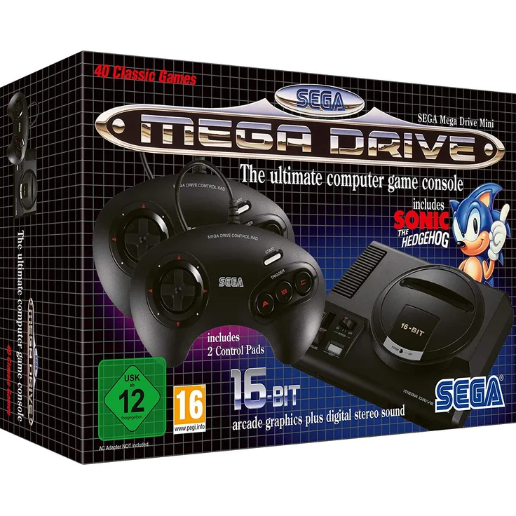 SEGA Sega Mega Drive Mini inkl. 42 Spiele
