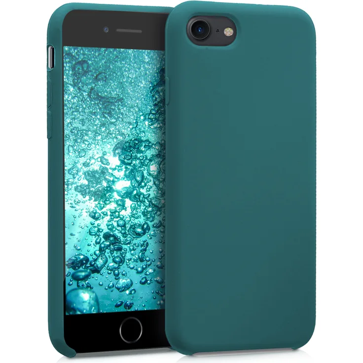 kwmobile TPU Case gummiert für Apple iPhone 7 / 8 Petrol matt