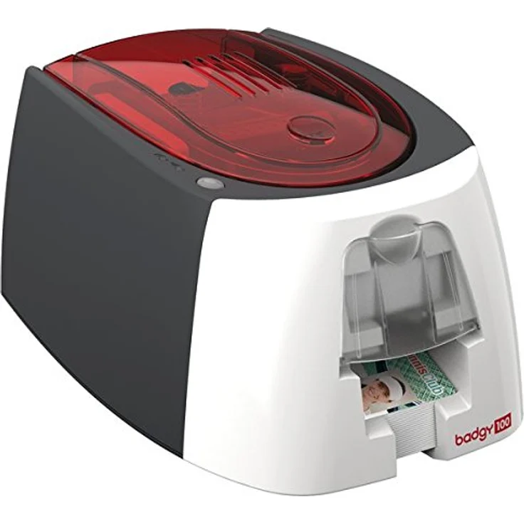 Evolis Badgy 100 - Plastikkartendrucker - Farbe, B12U0000RS – Bild 1