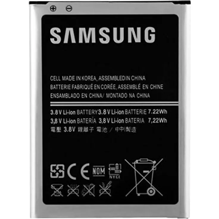 Samsung EB-B100AEBECWW Akkublock 1500 mAh Li-Ion in schwarz für Samsung Galaxy Trend Lite