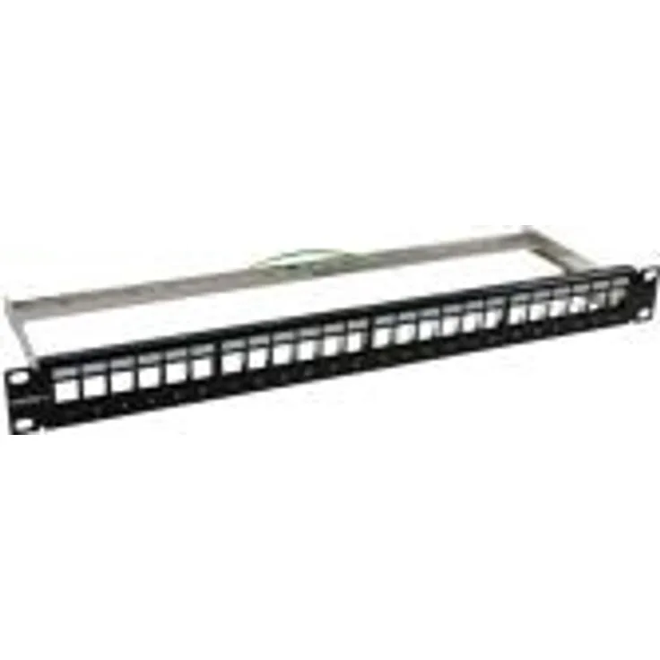Keystone,Modulträger, 48,30cm (19)Patchpanel für 24xTP-Modul,1HE,Schw (S216320)